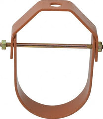 Empire - 3" Pipe, 1/2" Rod, Carbon Steel Adjustable Clevis Hanger - Copper Plated - Americas Industrial Supply