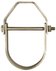 Empire - 1-1/4" Pipe, 3/8" Rod, Grade 304 Stainless Steel Adjustable Clevis Hanger - Americas Industrial Supply