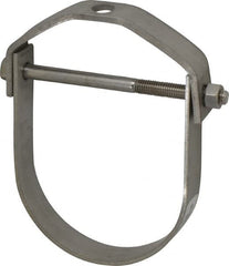 Empire - 5" Pipe, 5/8" Rod, Grade 304 Stainless Steel Adjustable Clevis Hanger - Americas Industrial Supply