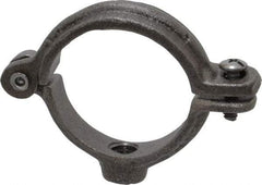 Empire - 1-1/4" Pipe, 3/8" Rod, Malleable Iron Split Ring Hanger - Black, 180 Lb Capacity - Americas Industrial Supply