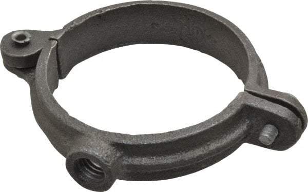 Empire - 2" Pipe, 3/8" Rod, Malleable Iron Split Ring Hanger - Black, 180 Lb Capacity - Americas Industrial Supply