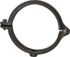 Empire - 4" Pipe, 1/2" Rod, Malleable Iron Split Ring Hanger - Black - Americas Industrial Supply