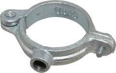 Empire - 1-1/4" Pipe, 3/8" Rod, Malleable Iron Split Ring Hanger - Electro Galvanized, 180 Lb Capacity - Americas Industrial Supply