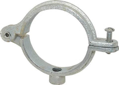 Empire - 2-1/2" Pipe, 1/2" Rod, Malleable Iron Split Ring Hanger - Electro Galvanized, 300 Lb Capacity - Americas Industrial Supply