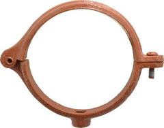 Empire - 4" Pipe, 1/2" Rod, Malleable Iron Split Ring Hanger - Epoxy Coated - Americas Industrial Supply