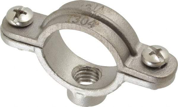 Empire - 3/4" Pipe, 3/8" Rod, Grade 304 Stainless Steel Split Ring Hanger - Americas Industrial Supply