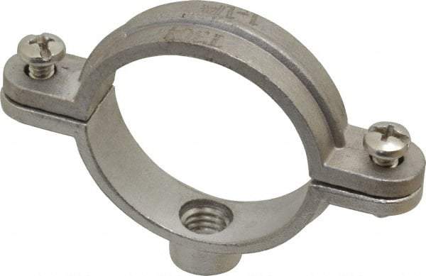 Empire - 1-1/4" Pipe, 3/8" Rod, Grade 304 Stainless Steel Split Ring Hanger - Americas Industrial Supply