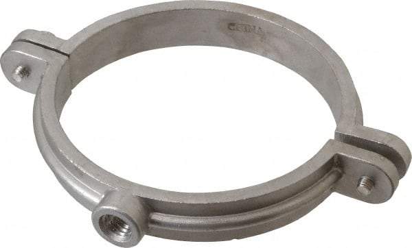 Empire - 4" Pipe, 1/2" Rod, Grade 304 Stainless Steel Split Ring Hanger - Americas Industrial Supply