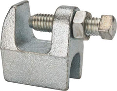Empire - 3/4" Max Flange Thickness, 1/2" Rod Top Beam Clamp - 470 Lb Capacity, Ductile Iron - Americas Industrial Supply