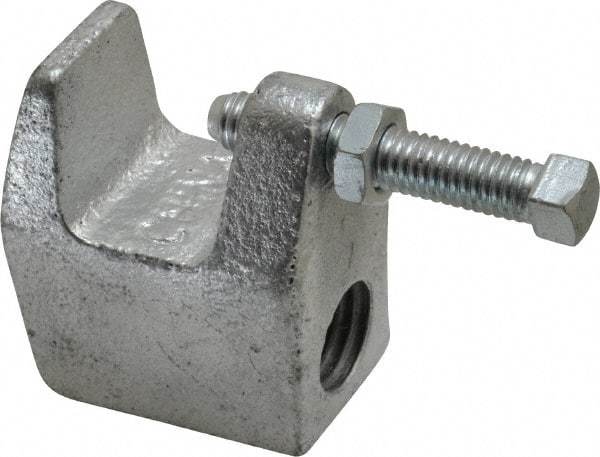 Empire - 3/4" Max Flange Thickness, 3/4" Rod Top Beam Clamp - 700 Lb Capacity, Ductile Iron - Americas Industrial Supply