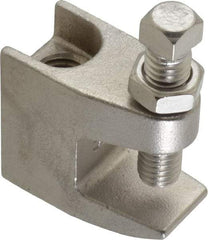 Empire - 3/4" Max Flange Thickness, 1/2" Rod Top Beam Clamp - 470 Lb Capacity, 304 Stainless Steel - Americas Industrial Supply