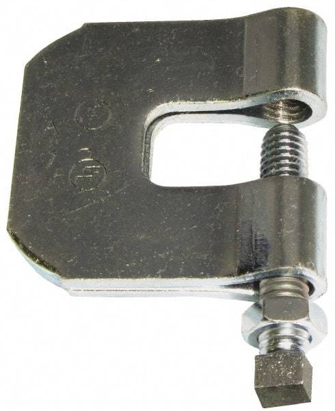 Empire - 3/4" Max Flange Thickness, 3/4" Rod C-Clamp with Locknut - 630 Lb Capacity, Carbon Steel - Americas Industrial Supply