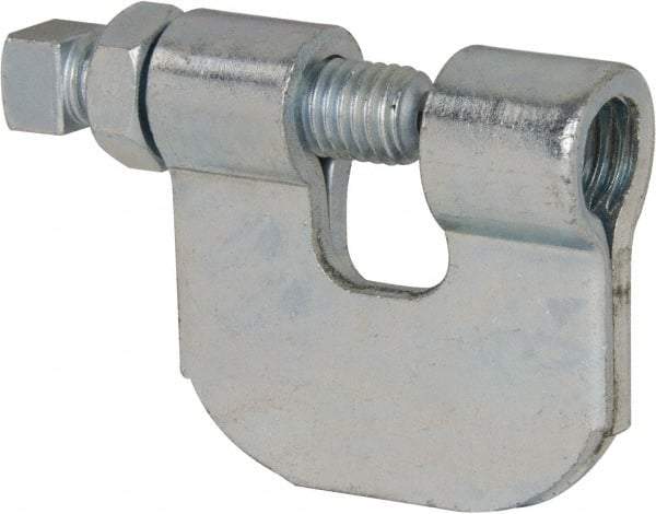 Empire - 3/4" Max Flange Thickness, 5/8" Rod C-Clamp with Locknut - 550 Lb Capacity, Carbon Steel - Americas Industrial Supply