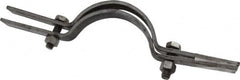 Empire - 4" Pipe, Riser Clamp - Black, 750 Lb Capacity, Carbon Steel - Americas Industrial Supply