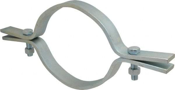 Empire - 8" Pipe, Electro Galvanized Riser Clamp - 2,500 Lb Capacity, Carbon Steel - Americas Industrial Supply