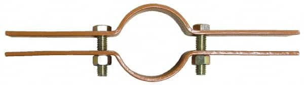 Empire - 4" Pipe, Copper Plated Riser Clamp - 750 Lb Capacity, Carbon Steel - Americas Industrial Supply