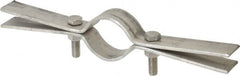 Empire - 1-1/2" Pipe, Riser Clamp - 250 Lb Capacity, Grade 304 Stainless Steel - Americas Industrial Supply