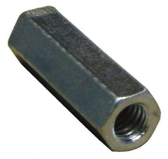 Empire - 3/4-10 Thread, 2-1/4" OAL Steel Standard Coupling Nut - Zinc-Plated Finish - Americas Industrial Supply