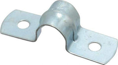 Empire - 1/4 Pipe, Carbon Steel, Galvanized Pipe, Conduit or Tube Strap - 2 Mounting Holes - Americas Industrial Supply