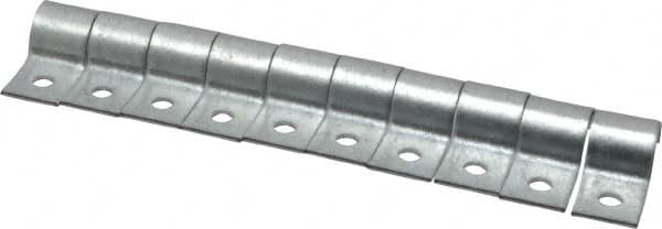 Empire - 1/4" Pipe, Carbon Steel, Electro Galvanized" Pipe or Conduit Strap - 1 Mounting Hole - Americas Industrial Supply