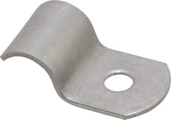 Empire - 1/4" Pipe, Grade 304 Stainless Steel," Pipe or Conduit Strap - 1 Mounting Hole - Americas Industrial Supply