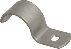 Empire - 3/4" Pipe, Grade 304 Stainless Steel," Pipe or Conduit Strap - 1 Mounting Hole - Americas Industrial Supply