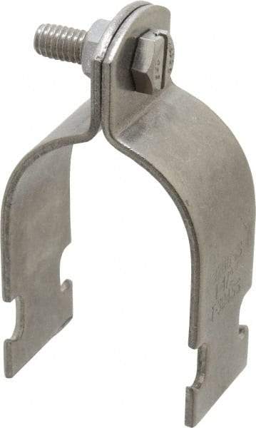 Empire - 1-1/2" Pipe, Grade 304," Pipe Clamp - Americas Industrial Supply