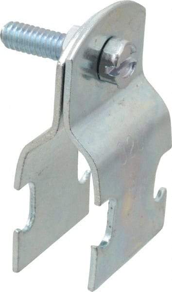 Empire - 3/8" Pipe," Pipe Clamp - Electro Galvanized - Americas Industrial Supply