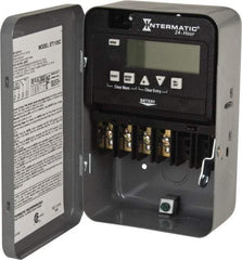 Intermatic - 24 hr Indoor Digital Electronic Timer Switch - 14 On/Off, 120/208/240/277 VAC, 50/60 Hz, - Americas Industrial Supply