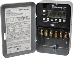 Intermatic - 7 Day Indoor Digital Electronic Timer Switch - 28 On/Off, 120/208/240/277 VAC, 50/60 Hz, - Americas Industrial Supply