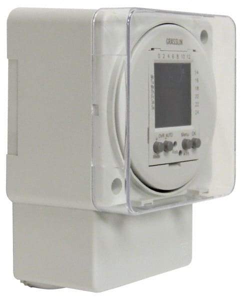 Intermatic - 24 hr & 7 Day Indoor Digital Electronic Timer Switch - 50 On/Off, 120 to 277 VAC, 50/60 Hz, - Americas Industrial Supply