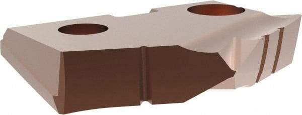 Allied Machine and Engineering - 26.5mm Diam x 3/16" Thick, Seat Code 2, 132° Included Angle Spade Drill Insert - AM200 Coated, Cobalt, Grade Super Cobalt, Series GEN2 T-A - Americas Industrial Supply