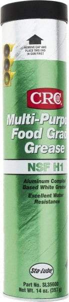 CRC - 14 oz Cartridge Aluminum Standard Grease Fitting - Food Grade, 300°F Max Temp, - Americas Industrial Supply