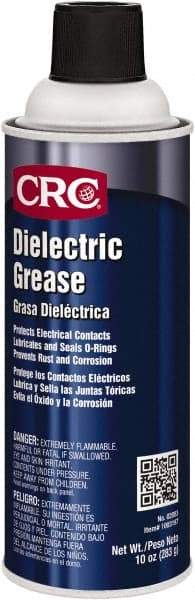 CRC - 16 oz Aerosol Silicone Gel Paste Grease - Translucent, Extremely Flammable, 400°F Max Temp, NLGIG 2, - Americas Industrial Supply