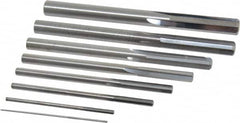 Value Collection - 1/32" to 1/4", Chucking Reamer Set - Straight Flute, Right Hand Cut, 8 Pieces - Americas Industrial Supply