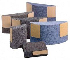 Norton - 11-1/4" Wide x 6" High x 2-1/4" Thick Grinding Segment - Aluminum Oxide, 30 Grit, Hardness F, Blue Print No. ME30777 - Americas Industrial Supply