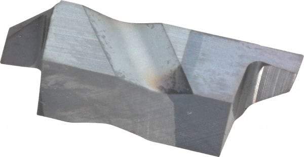 Kennametal - 3062NG Grade KC5010, 1.58mm Cutting Width Carbide Grooving Insert - 2.39mm Max Depth of Cut, Right Hand, 0.19mm Corner Radius, TiAlN Finish - Americas Industrial Supply