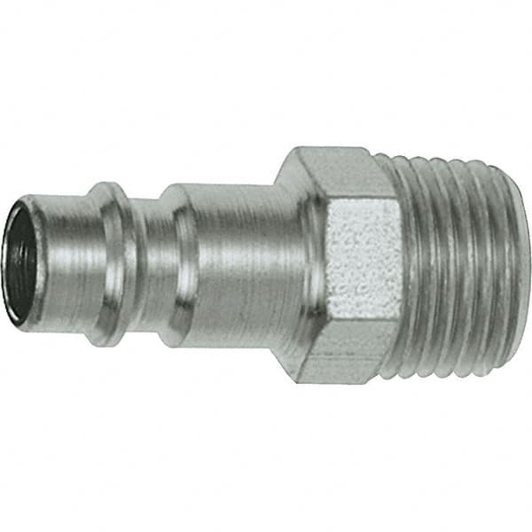 Dynabrade - Male NPT Pneumatic Hose Plug - Steel, 1/4" Body Diam - Americas Industrial Supply