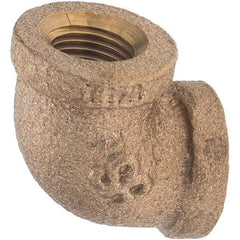 Merit Brass - Class 125, 1/8" Internal Pipe, Brass 90° Street Elbow - FNPT x FNPT - Americas Industrial Supply