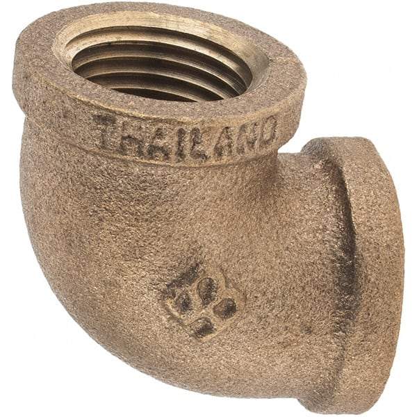 Merit Brass - Class 125, 1/2" Internal Pipe, Brass 90° Street Elbow - FNPT x FNPT - Americas Industrial Supply