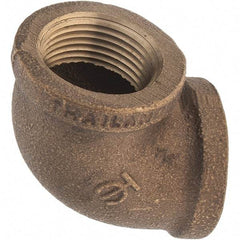 Merit Brass - Class 125, 3/4" Internal Pipe, Brass 90° Street Elbow - FNPT x FNPT - Americas Industrial Supply