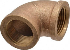 Merit Brass - Class 125, 1" Internal Pipe, Brass 90° Elbow - FNPT x FNPT - Americas Industrial Supply