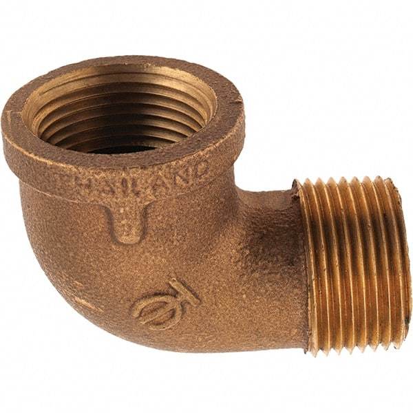 Merit Brass - Class 125, 1" Internal Pipe, Brass 90° Street Elbow - FNPT x MNPT - Americas Industrial Supply