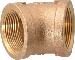 Merit Brass - Class 125, 1-1/2" Internal Pipe, Brass 45° Street Elbow - FNPT x FNPT - Americas Industrial Supply