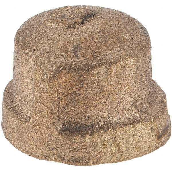 Merit Brass - Class 125, 1/8" Internal Pipe, Brass End Cap - FNPT - Americas Industrial Supply