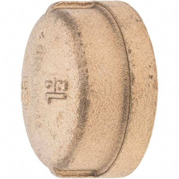 Merit Brass - Class 125, 1-1/2" Internal Pipe, Brass End Cap - FNPT - Americas Industrial Supply