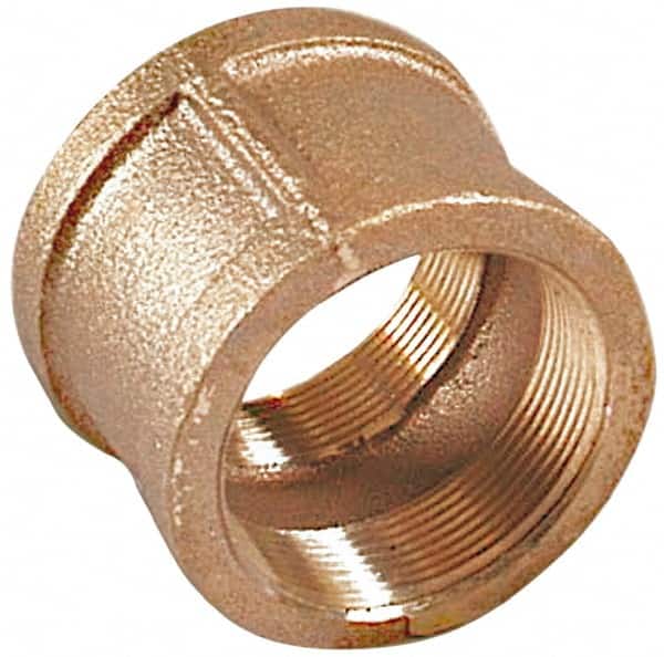 Merit Brass - Class 125, 1-1/4" Internal Pipe, Brass Coupling - FBSPT x FBSPT - Americas Industrial Supply