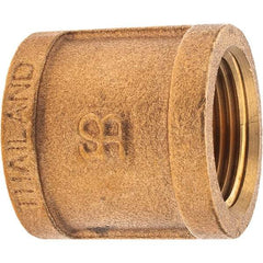 Merit Brass - Class 125, 1" Internal Pipe, Brass Coupling - FNPT x FNPT - Americas Industrial Supply