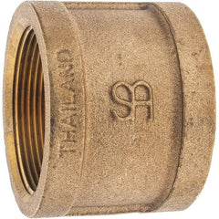 Merit Brass - Class 125, 2" Internal Pipe, Brass Coupling - FNPT x FNPT - Americas Industrial Supply