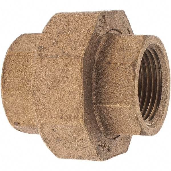 Merit Brass - Class 125, 3/4" Internal Pipe, Brass Union - FNPT x FNPT - Americas Industrial Supply